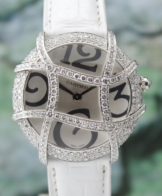 (image for) A CARTIER 18K WHITE GOLD LIBRE RONDE FOLLE / WJ304350
